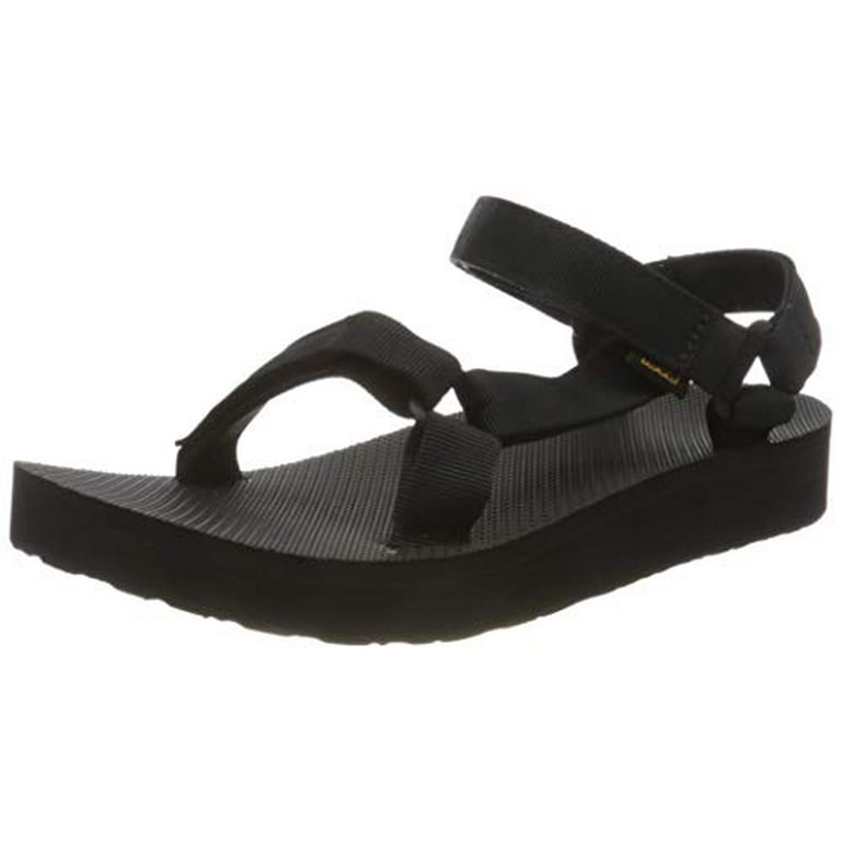 Teva Midform Universal Wedge Womens Sandals Size 11 Color Black Walmart