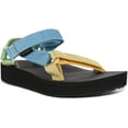 thumbnail image 1 of Teva Midform Universal Women's Vegan Platform Strappy Sandal In Blue Size 10, 1 of 6