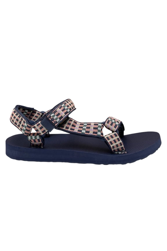 Original Universal Womens Adjustable Sandals Size 9 Modern Check Crown Blue