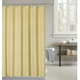 thumbnail image 1 of Teva Solid Waffle Shower Curtain Yellow, 1 of 4