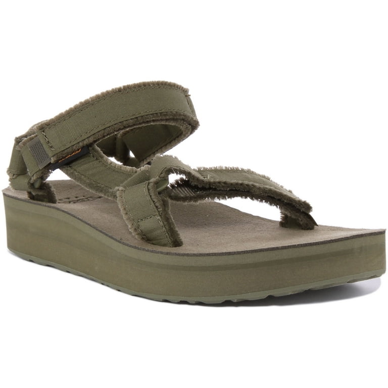 Teva Women's Midform Universal Canvas Sandal Green Size