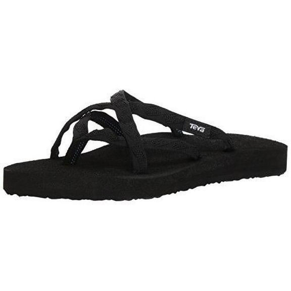 Teva Women's Olowahu Flip-Flop  MIX B BLACK ON BLACK