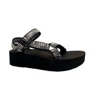 Teva Womens Universal Platform Sport Sandals Size 9 Black Gray Lightweight