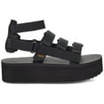 thumbnail image 1 of Teva Womens Flatform Mevia Sandal Black - 1116810-BLK BLACK, 1 of 6
