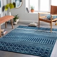 thumbnail image 1 of Tevazu Blue 6'7" x 9' Global Rectangle Area Rug, 1 of 6