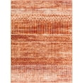 thumbnail image 1 of Tevazu Burnt Orange 7'10" x 10' Traditional Rectangle Area Rug, 1 of 2