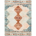 thumbnail image 1 of Tevazu Light Grey 6'7" x 9' Traditional Rectangle Area Rug, 1 of 2