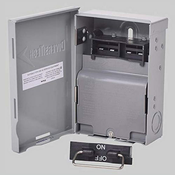 TeviRoom, 60A Gray Pull-Out Disconnect Electrical Switch