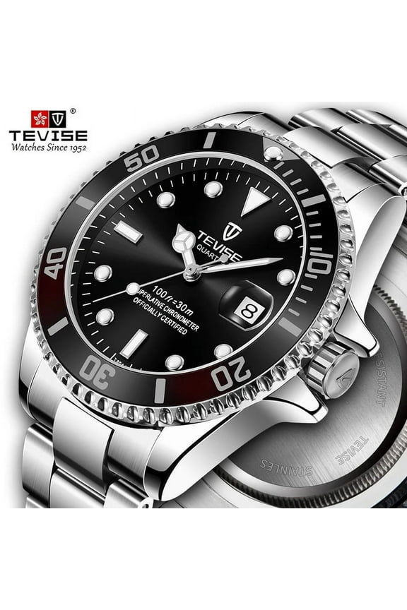 Classic Quartz Watch Man Waterproof Stainless Steel Wristwatches for Men Relogio Masculino