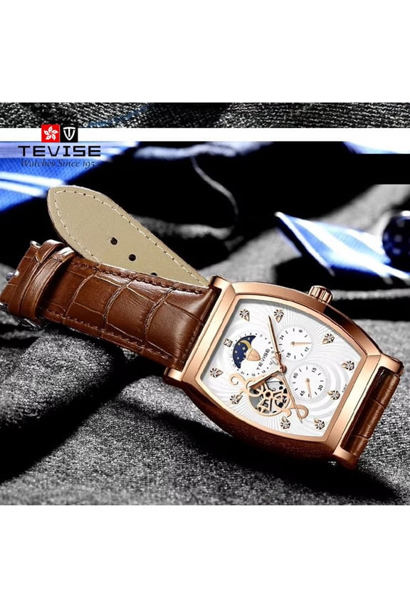 Top Automatic Self-winding Watch Men Tourbillon Men's Mechanical Watches Skeleton Male Sport Wristwatch Relogio Masculino 8383C