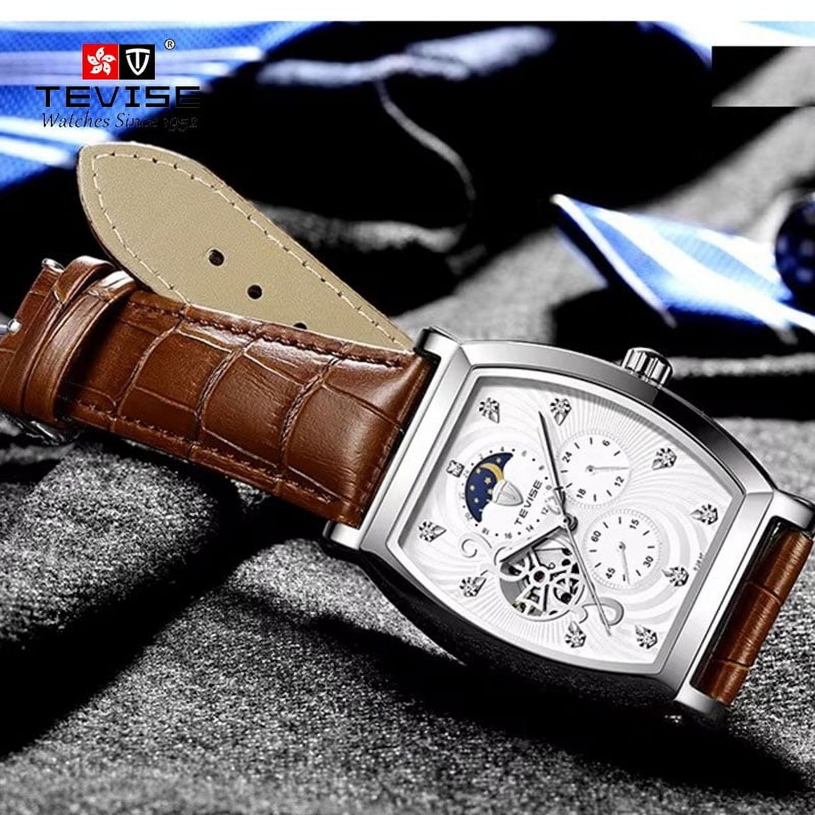 Tevise Top Automatic Self-winding Watch Men Tourbillon Men's Mechanical ...