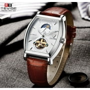 Tevise Top Automatic Self-winding Watch Men Tourbillon Mens Mechanical Watches Skeleton Male Sport Wristwatch Relogio Masculino 8383D