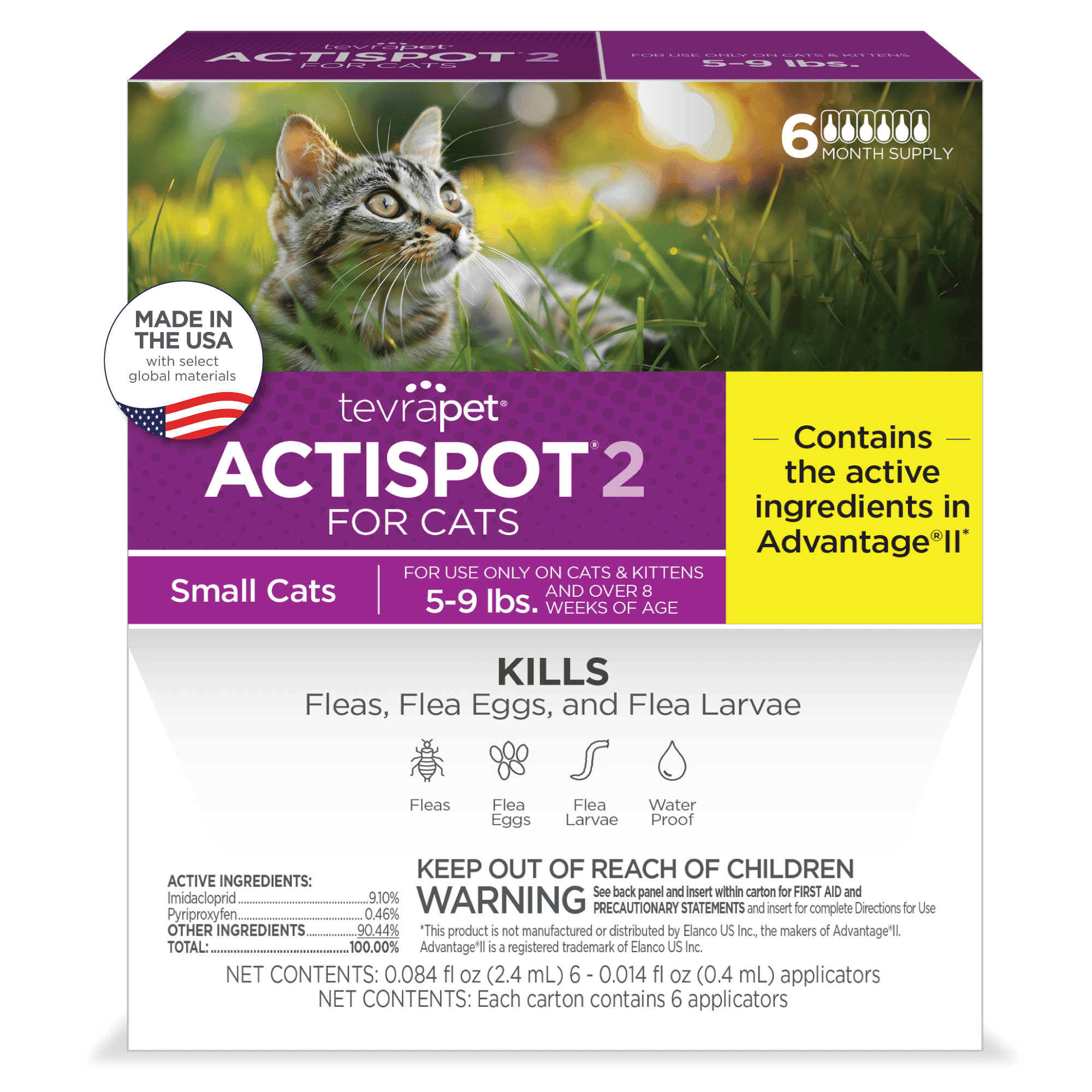 Curated visual reference: Flea Medication For Cats With Leukemia And Cancer Reference: Tevrapet Actispot Ii Pet Supplies Flea Treatment Drops For Small