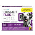 thumbnail image 1 of TevraPet FirstAct Plus Flea and Tick Prevention for Large Dogs 45-88 lbs, 3 Monthly Treatments, 1 of 9