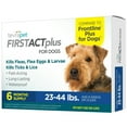 thumbnail image 1 of TevraPet FirstAct Plus Flea and Tick Prevention for Medium Dogs 23-44 lbs, 6 Monthly Doses, Topical Drops, 1 of 6