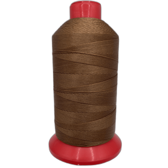 Tex 70 Brown UV Resistant Bonded Polyester Sewing Thread for Upholstery, Outdoor, Marine 4 oz
