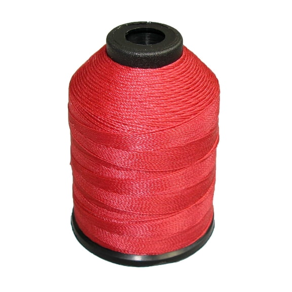 Tex 70 Premium Bonded Nylon Sewing Thread #69 - Red