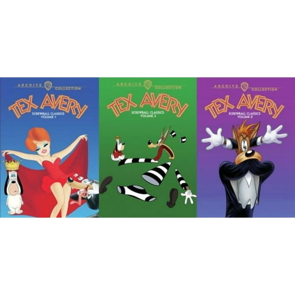 Tex Avery Screwball Classics: Volumes 1, 2 & 3 (Warner Archive Collection) (DVD-R)