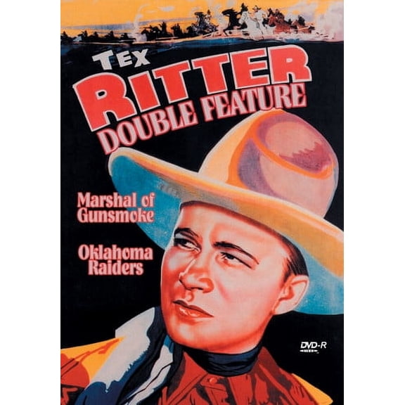 Tex Ritter Double Feature (Volume 1) (Marshal of Gunsmoke / Oklahoma Raiders) (DVD), Western, MVD