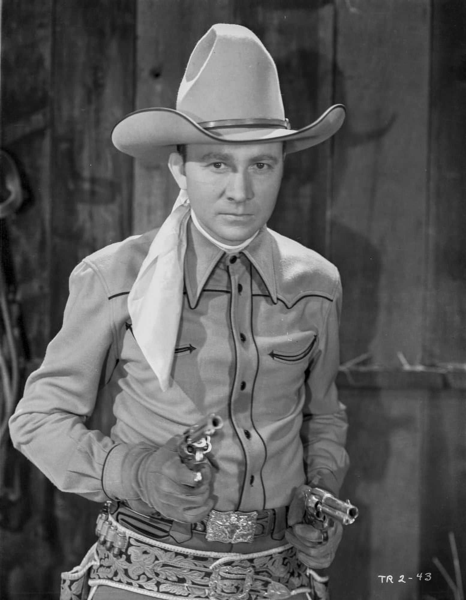 Tex Ritter aiming revolvers Photo Print (8 x 10) - Walmart.com