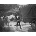 thumbnail image 1 of Tex Ritter beside a wagon Photo Print (24 x 30), 1 of 1