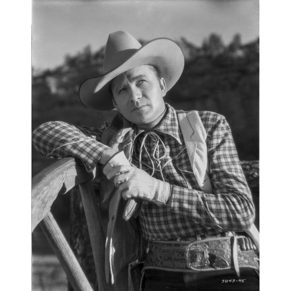 Tex Ritter in cowboy uniform Photo Print (8 x 10)
