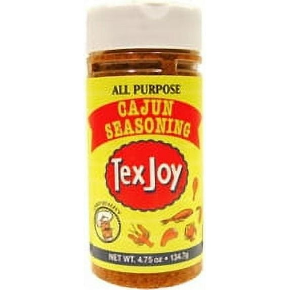 TexJoy Cajun Seasoning 4.75 oz - All Purpose Seasoning | Seafood Seasoning | Seasonings and spices for Cooking | Blackened Seasoning with Creole Seasoning | Spicy Seasoning