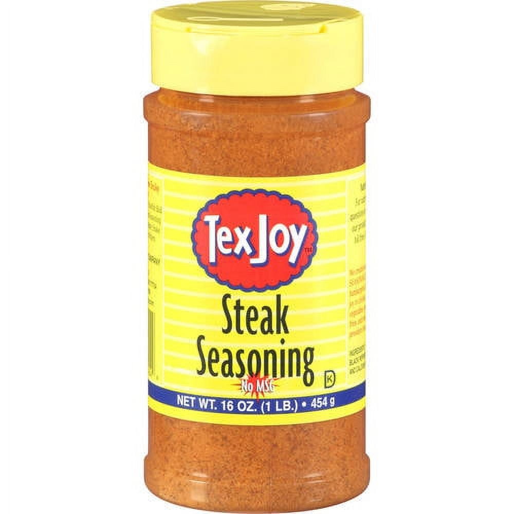 Texjoy No Msg Steak Seasoning