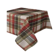 TexStyle Deco Rectangle Carro Plaid Tablecloth Stain Resistant Size 58 x 78 inch Rectangle