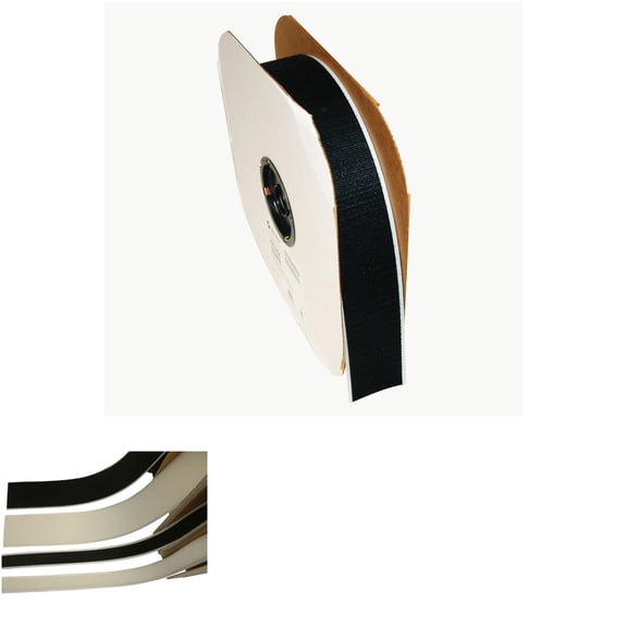 Texacro Velcro Brand Loop Black 2" x 75 ft. Hook & Loop Fastener for Theater Props, Fabric, and Rigid Surfaces