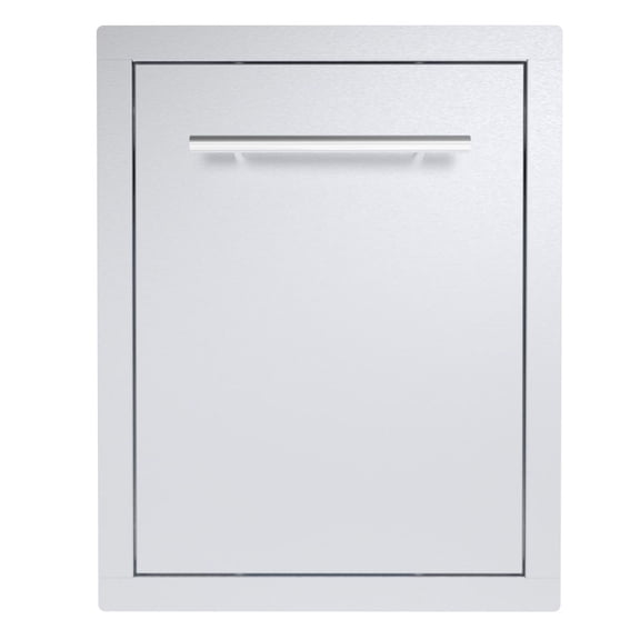 Texan 16 in. Stainless Steel 1-Drawer Trash Chute Unit