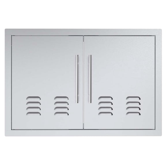 Texan 36 in. Stainless Steel Vented 2-Door Access-Door Unit