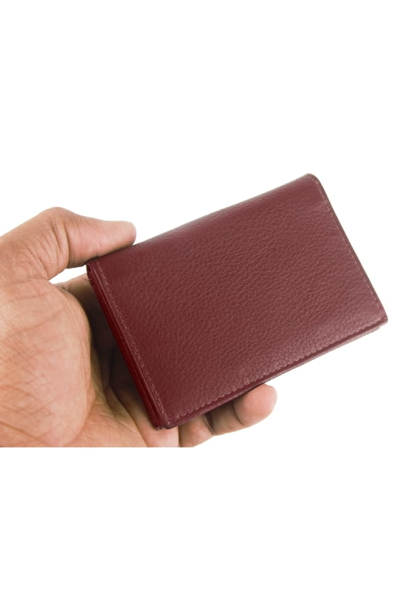 Credit Card Holder RFID Signal Blocking Unisex Slim Bifold Business Card Organizer Wallet