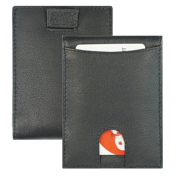 Texan Bull RFID Blocking Bifold Slim Minimalist Metal Money Clip Wallet for Men with Credit Card Holder for Men