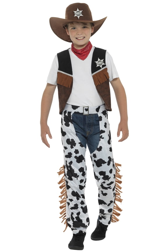 Smiffy's Texan Cowboy Child Costume Boy's Size Small 4-6