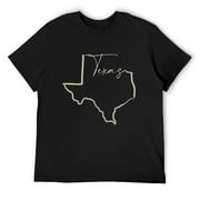 Texan Gifts Texas Shirt Texas Graphic Tees For Men. Men Tx T-Shirt Black Small