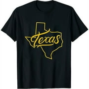 Texan Gifts Texas Shirt Texas Graphic Tees For Women. Men Tx T-Shirt Black Small