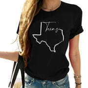 Texan Gifts Texas Shirt Texas Graphic Tees For Women. TX T-Shirt