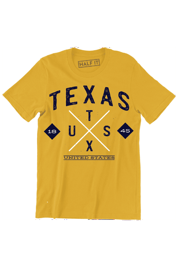 Texas 1845 United State City Home Country Pride Men's Gift T-Shirt