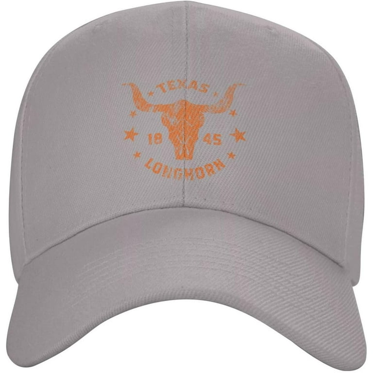 Texas 1845 Vintage Longhorn Baseball Hat ColorName Adjustable Breathable Trucker Casual Cap Walmart