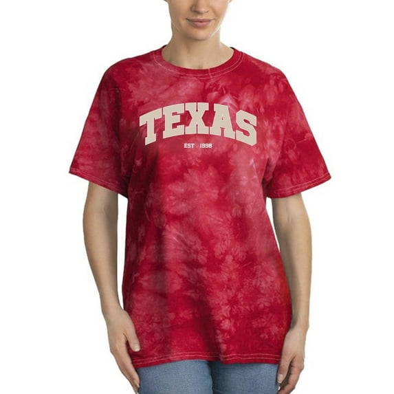 Texas 1998 Banner Tie Dye Crystal Women -Image by Shutterstock, Female Medium