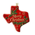 thumbnail image 1 of Texas - 2D Flat Joyful Christmas Tree Hanging Ornament Style A, Christmas Ornaments For Winter Holiday Indoor Decor, Xmas Tree Ornament, 1 of 3