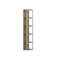 thumbnail image 1 of Texas 71” 5 Tier Bookcase, White & Oud Oak, 1 of 8