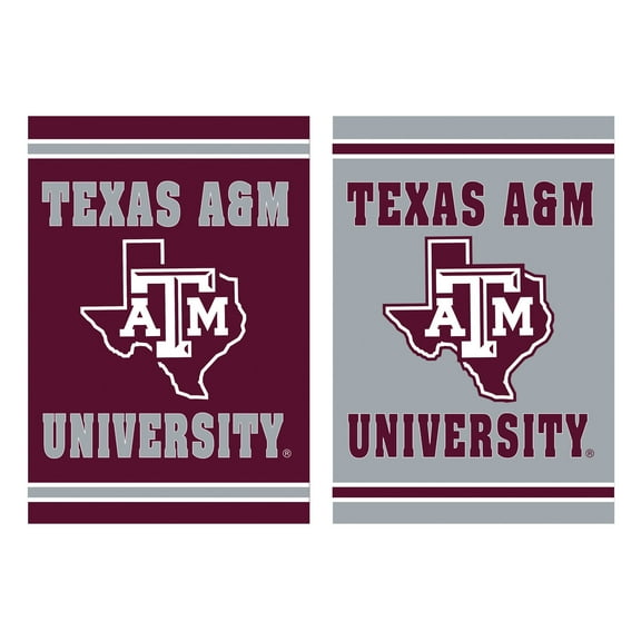 Texas A&M Aggies 12.5" x 18" Double-Sided Embossed Suede Garden Flag