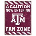 thumbnail image 1 of Texas A&M Aggies 13" x 20" Fan Zone Metal Sign, 1 of 1