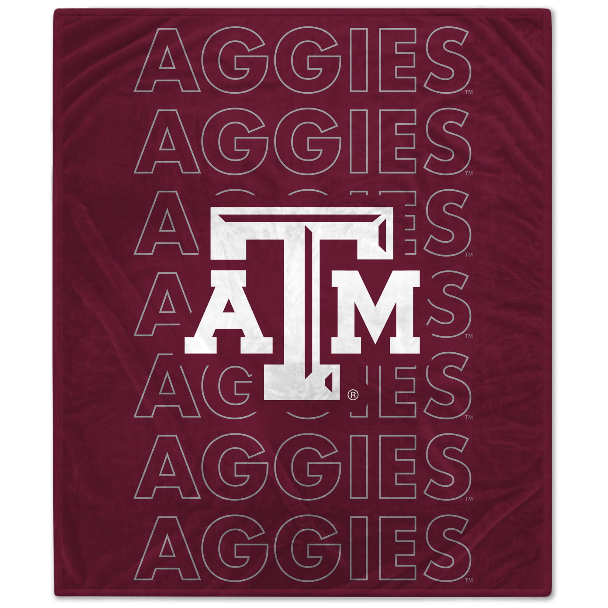 Texas A&M Aggies 60" x 70" Echo Wordmark Lightweight Blanket