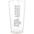 thumbnail image 1 of Texas A&M Aggies Etched 16oz. Vertical Rally Cry Pint Glass, 1 of 1