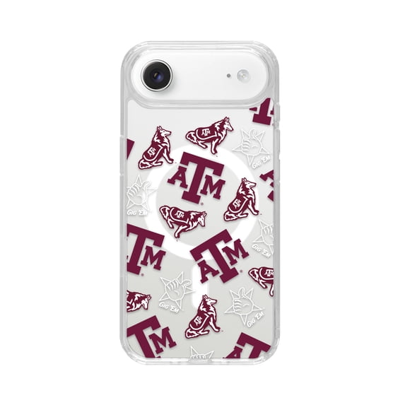 Texas A&M Aggies HD Mag-Safe Phone Case Compatible with Apple iPhone 17 Air (Scattered) by Affinity Bands