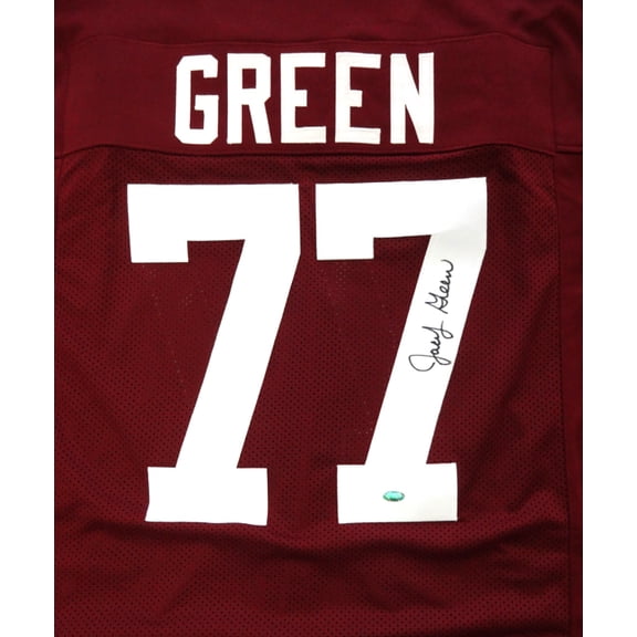 Texas A&M Aggies Jacob Green Autographed Maroon Jersey MCS Holo 85999