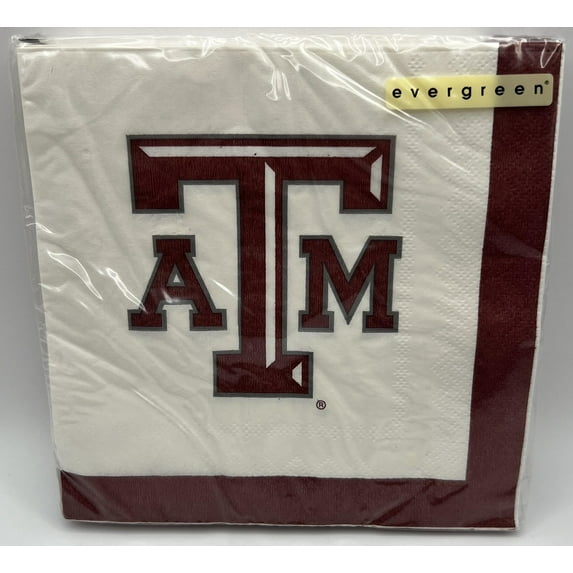 Texas A&M Aggies NCAA College Football Game Day Sports Party Luncheon Napkins